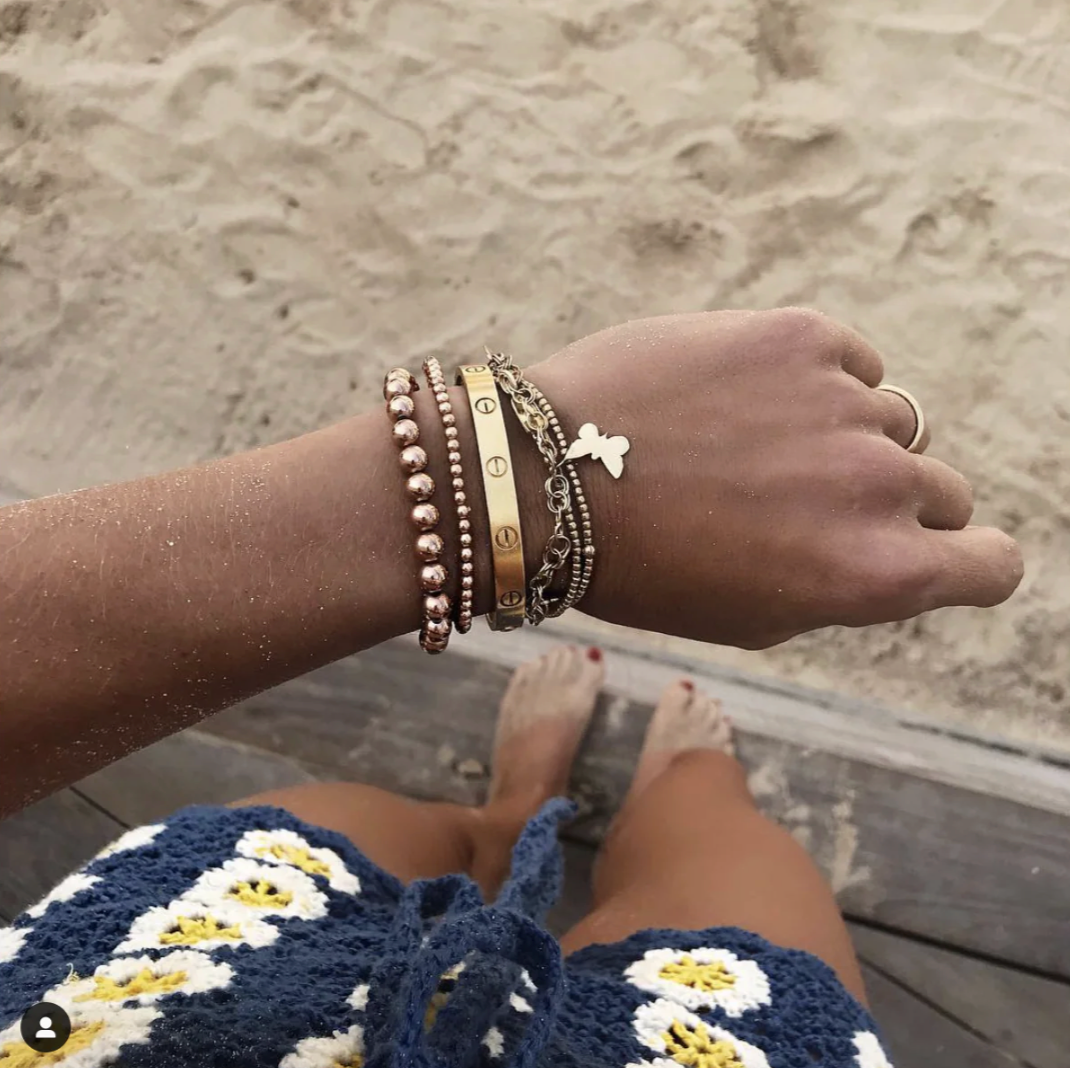 6MM Ball Bracelet in Sterling Silver | 6.5"