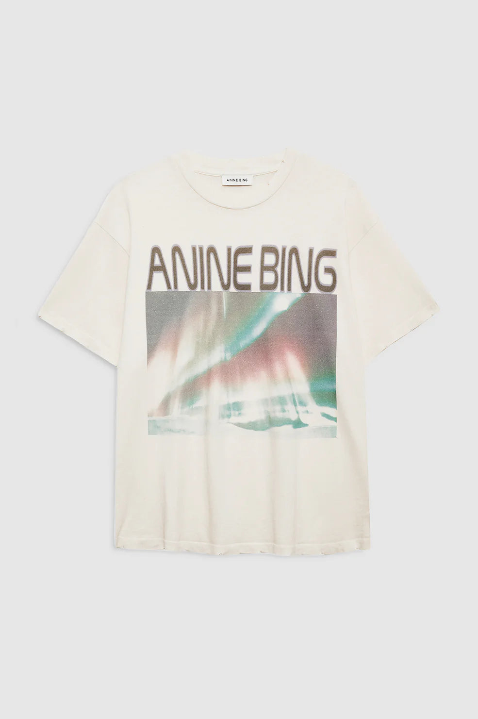 Cade Tee Northern Lights in Off White