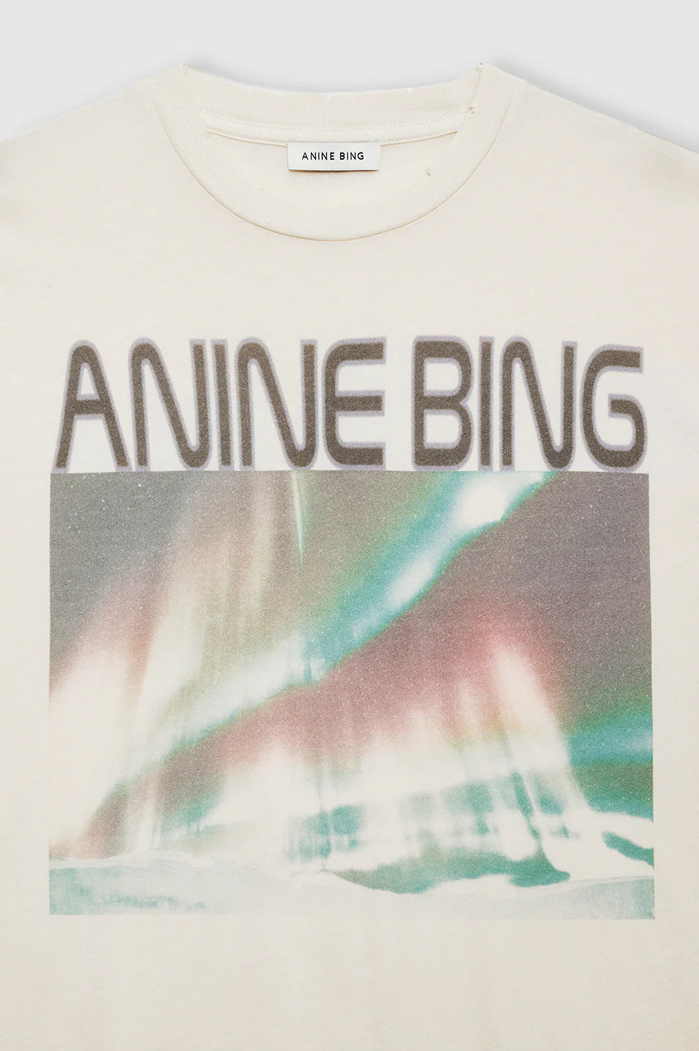 Cade Tee Northern Lights in Off White
