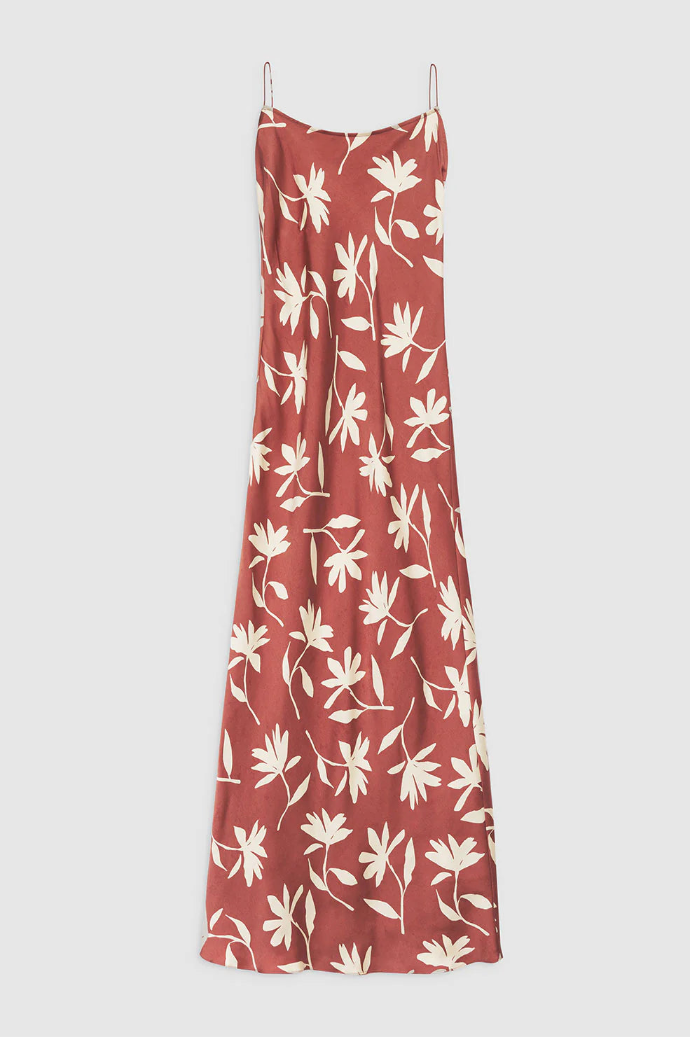 Chloe Dress in Terracotta Daisy Print