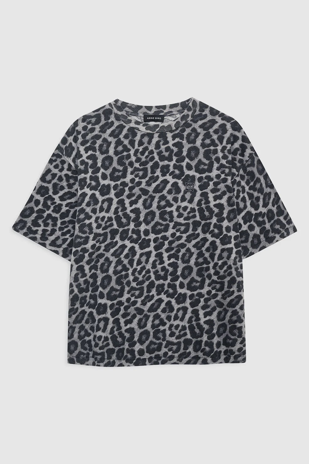 Cohen Tee in Grey Leopard