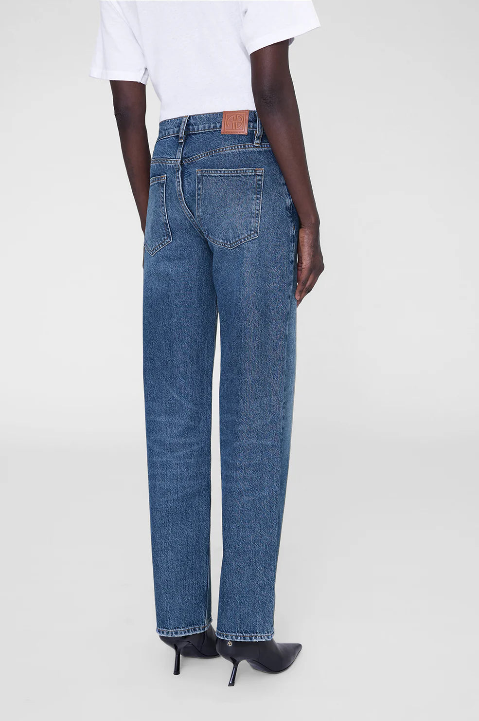 Gavin Long Jean in Mosaic Blue
