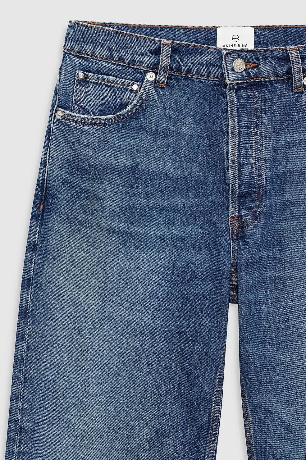 Gavin Long Jean in Mosaic Blue