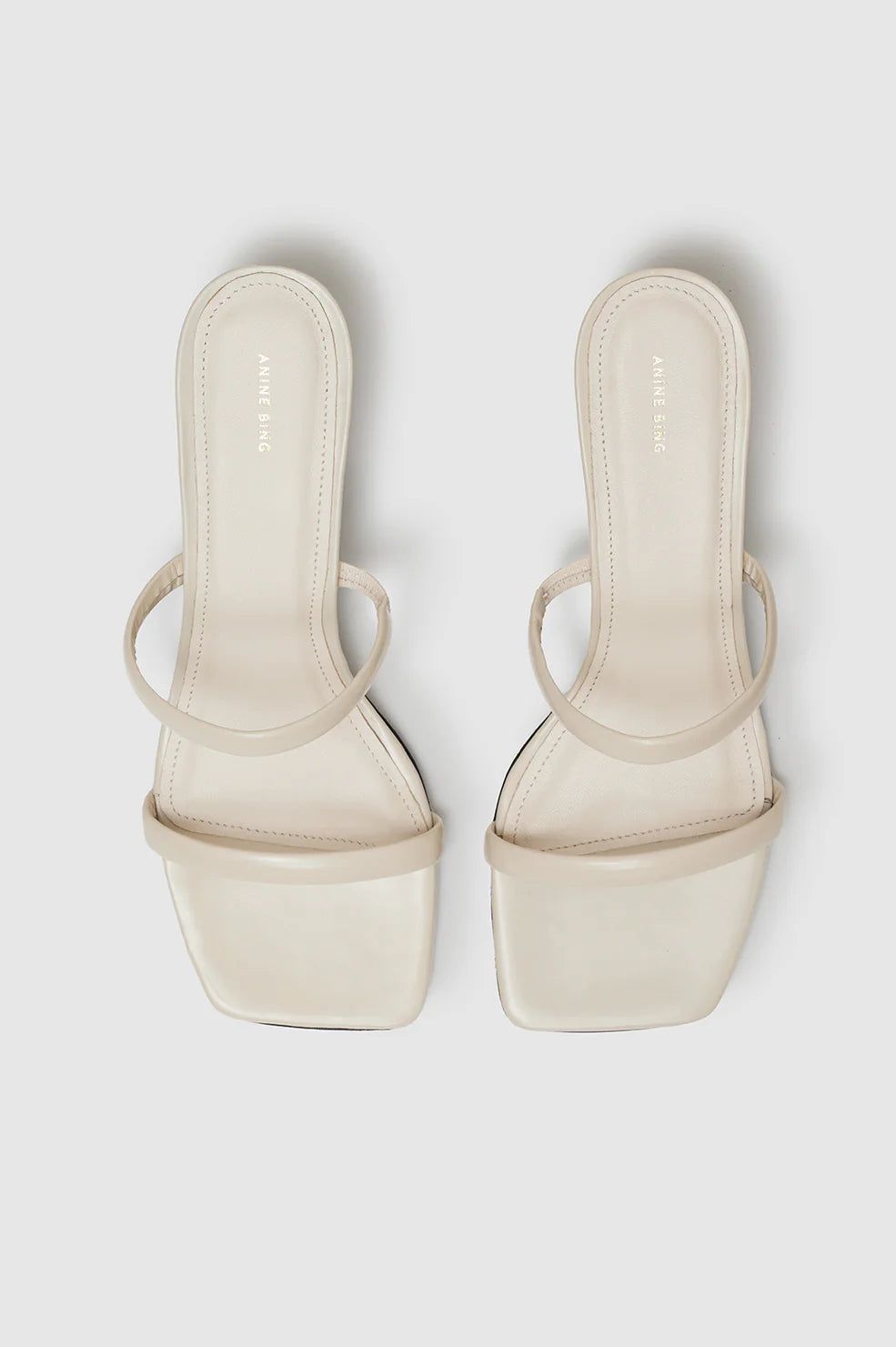 Hilda Mule Sandals in Bone