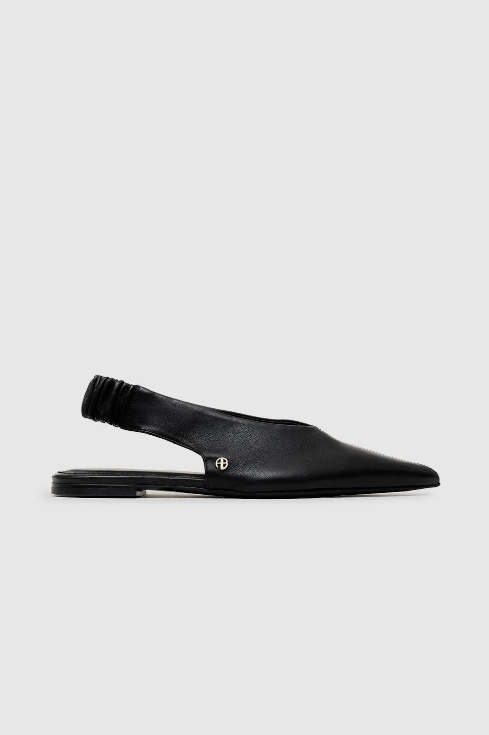 Hilda Slingback Flats in Black