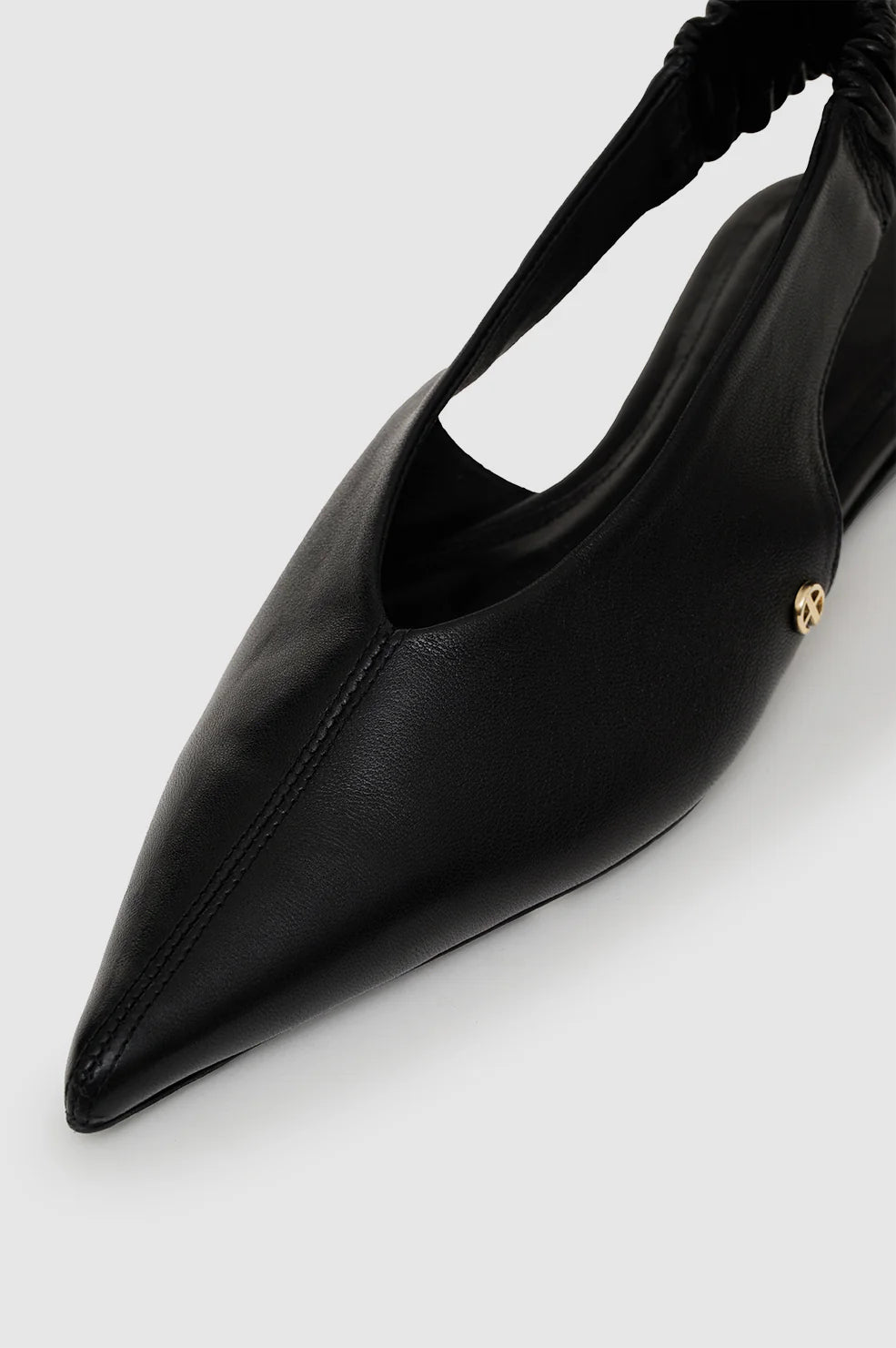 Hilda Slingback Flats in Black