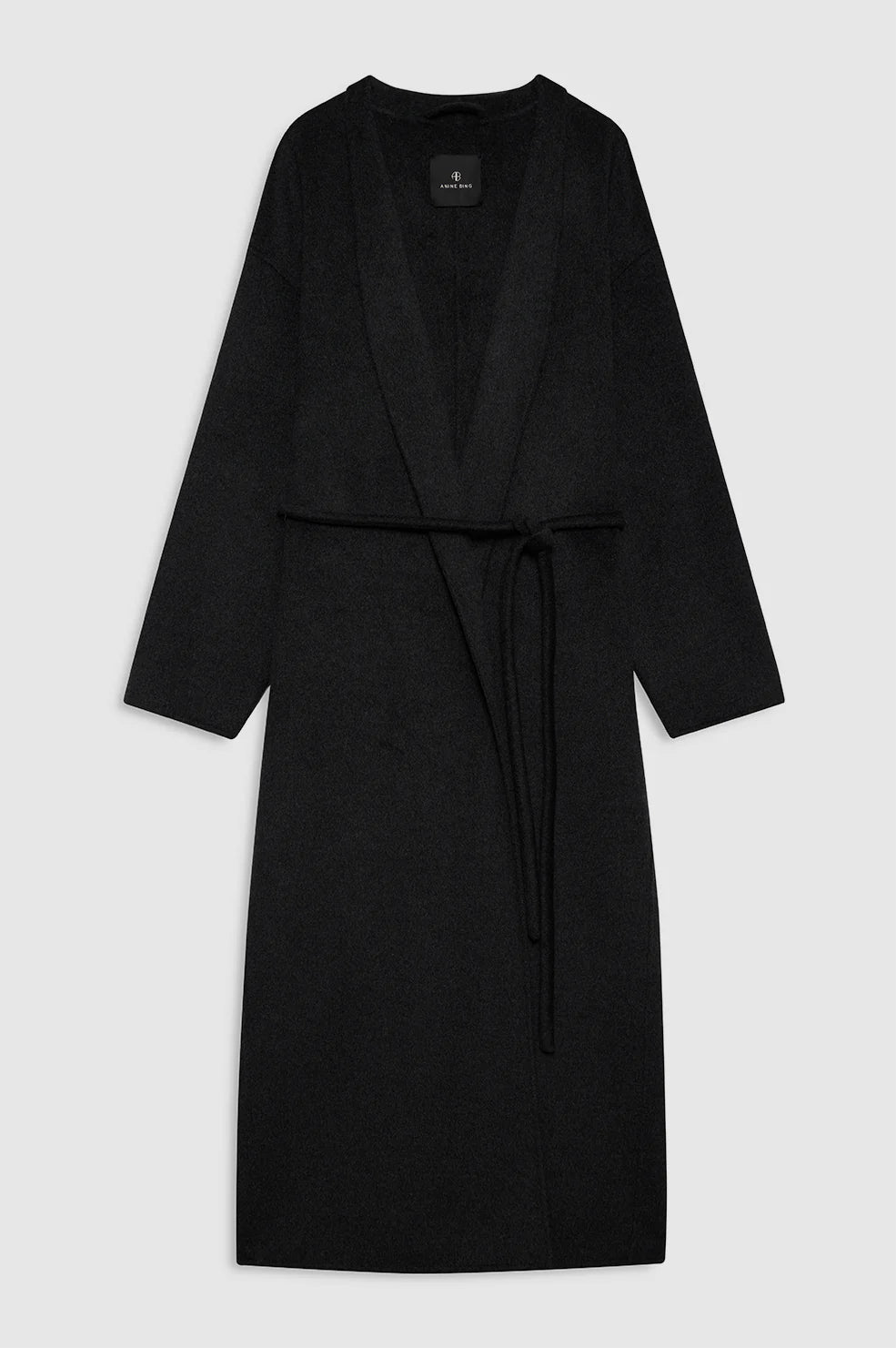 Hunter Coat in Dark Heather Grey Cashmere Blend