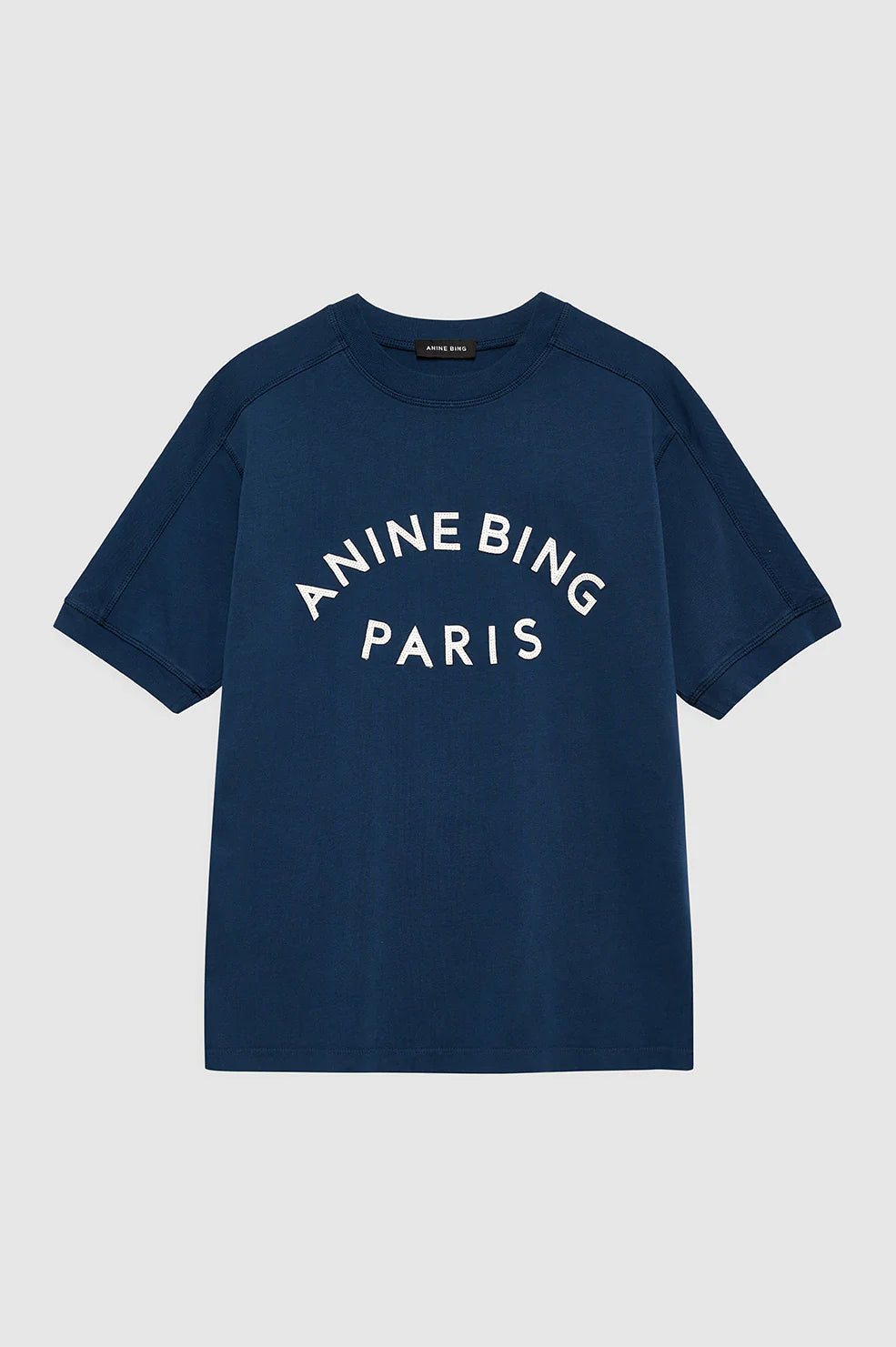 Jaylin Tee Paris in Washed Navy