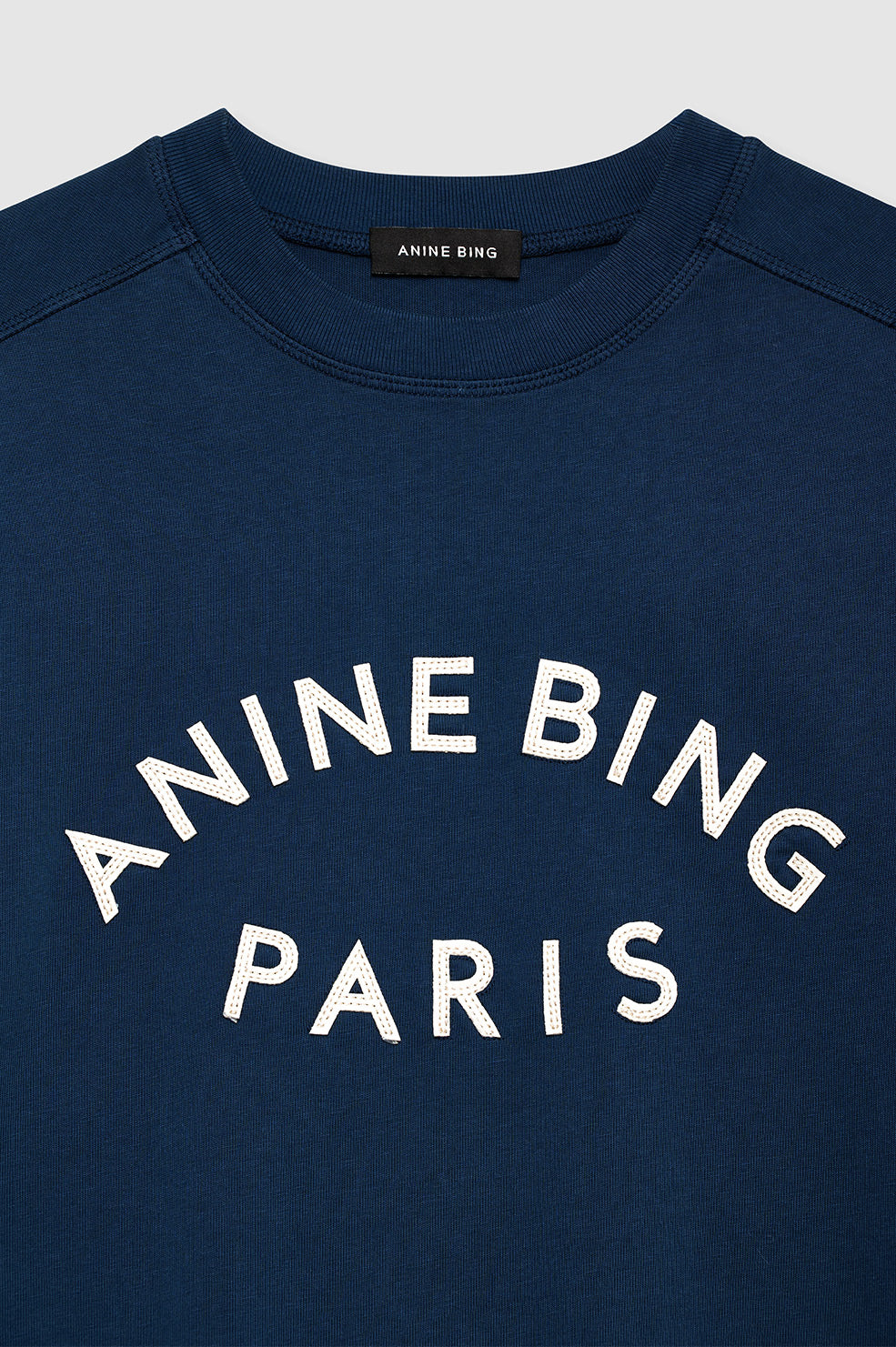 Jaylin Tee Paris in Washed Navy