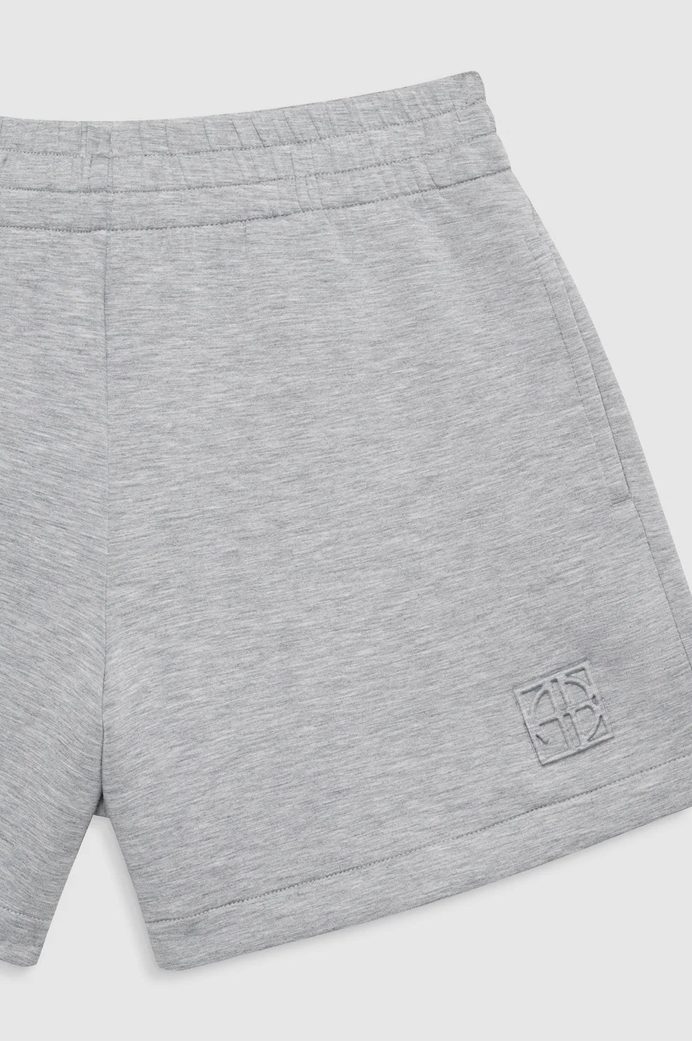 Kam Short Framed Monogram in Heather Grey