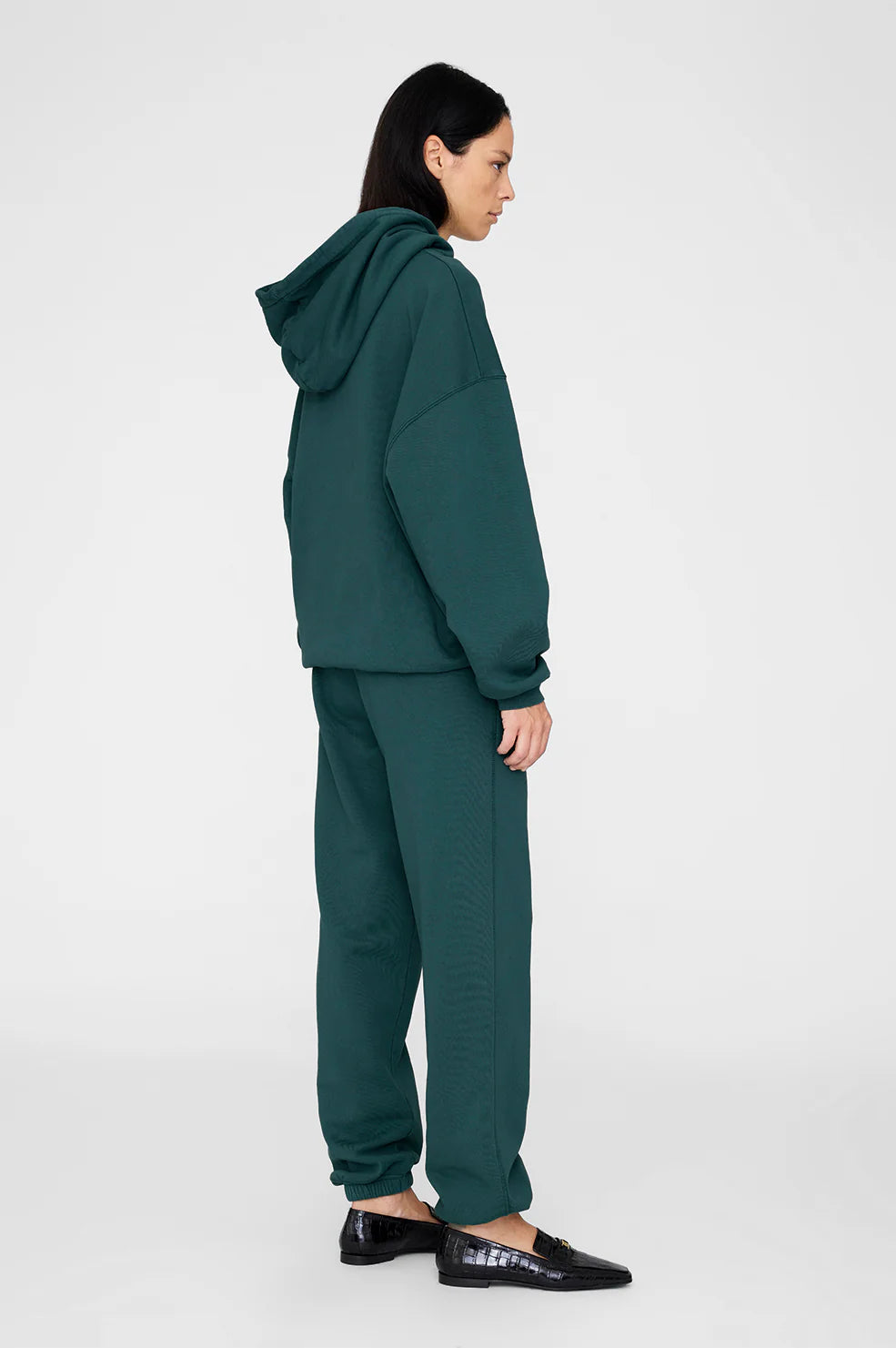 Karter Jogger Framed Monogram in Dark Teal