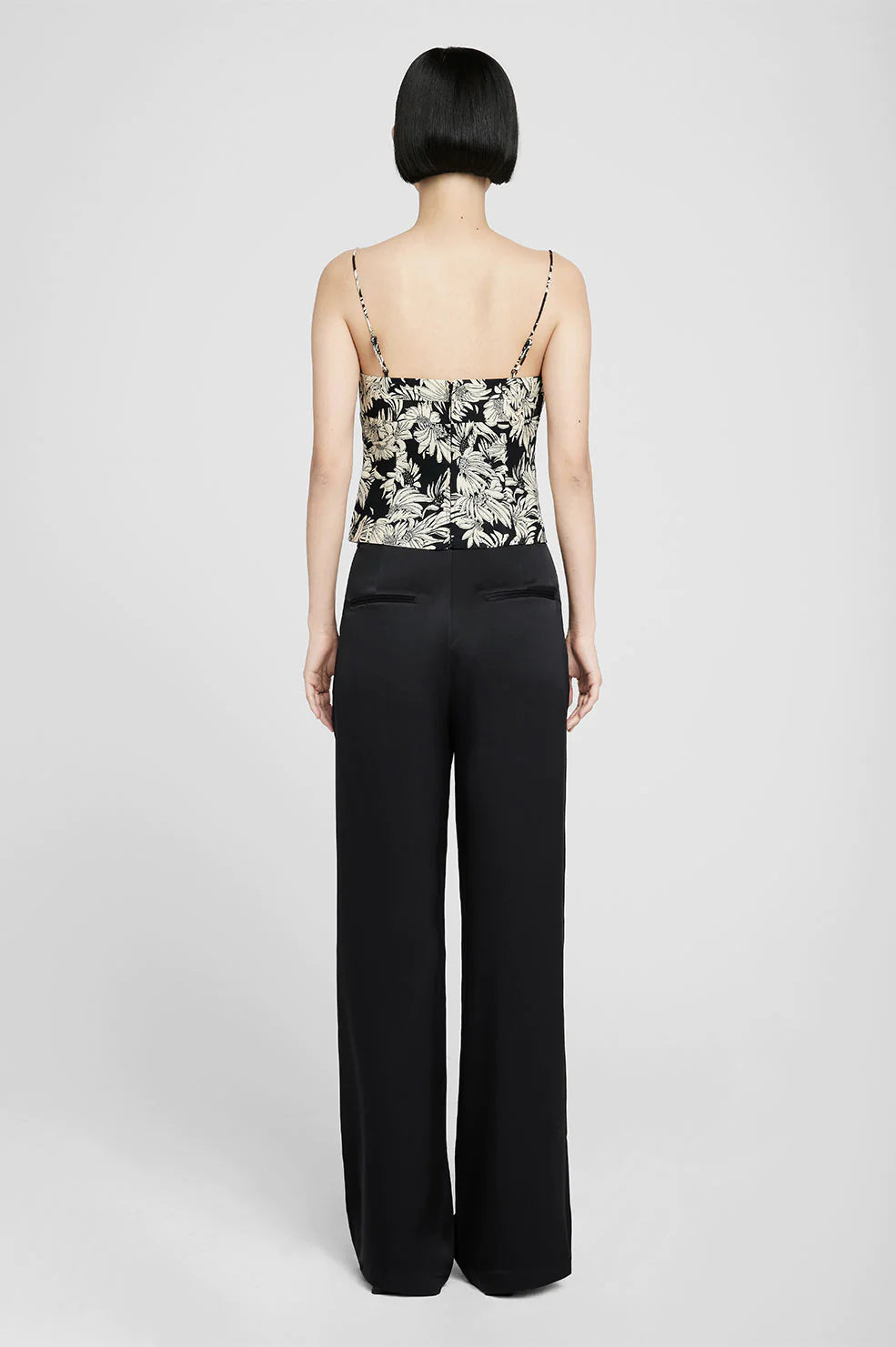 Keiran Top in Black Floral Print