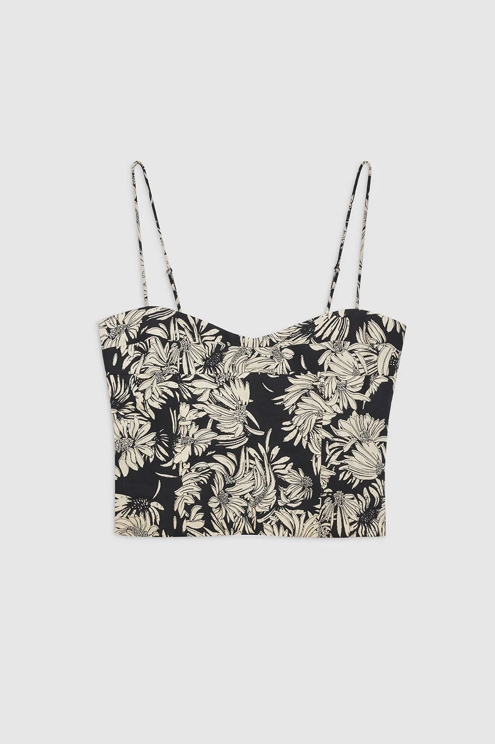 Keiran Top in Black Floral Print