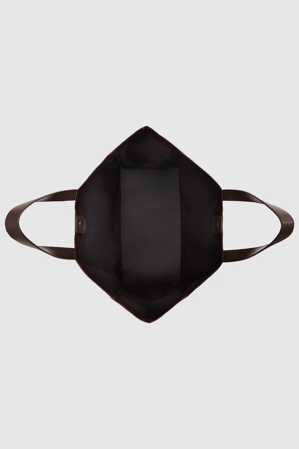 Large Rio Tote in Dark Brown Recycled Leather