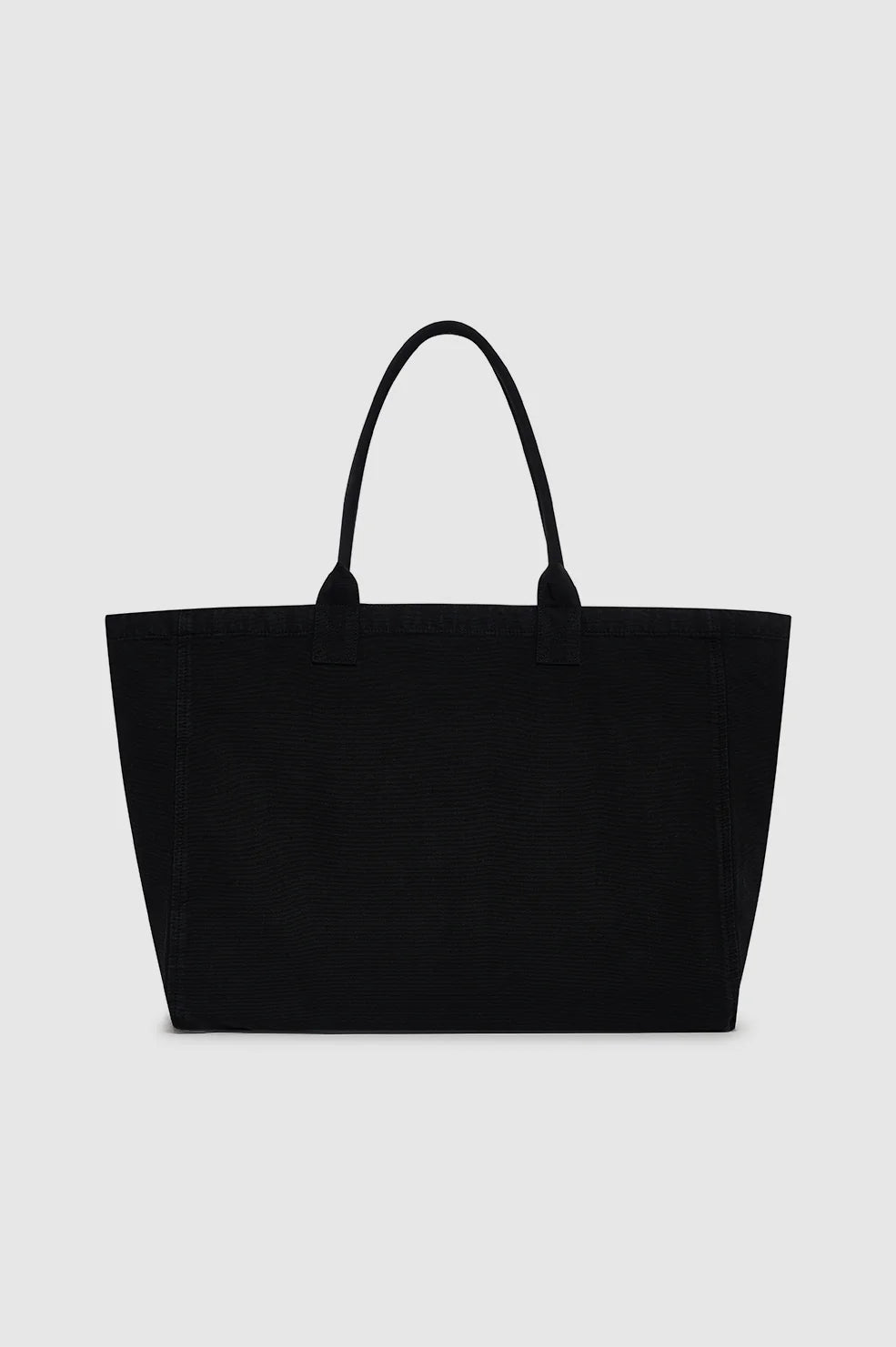 Leo Canvas Tote in Black