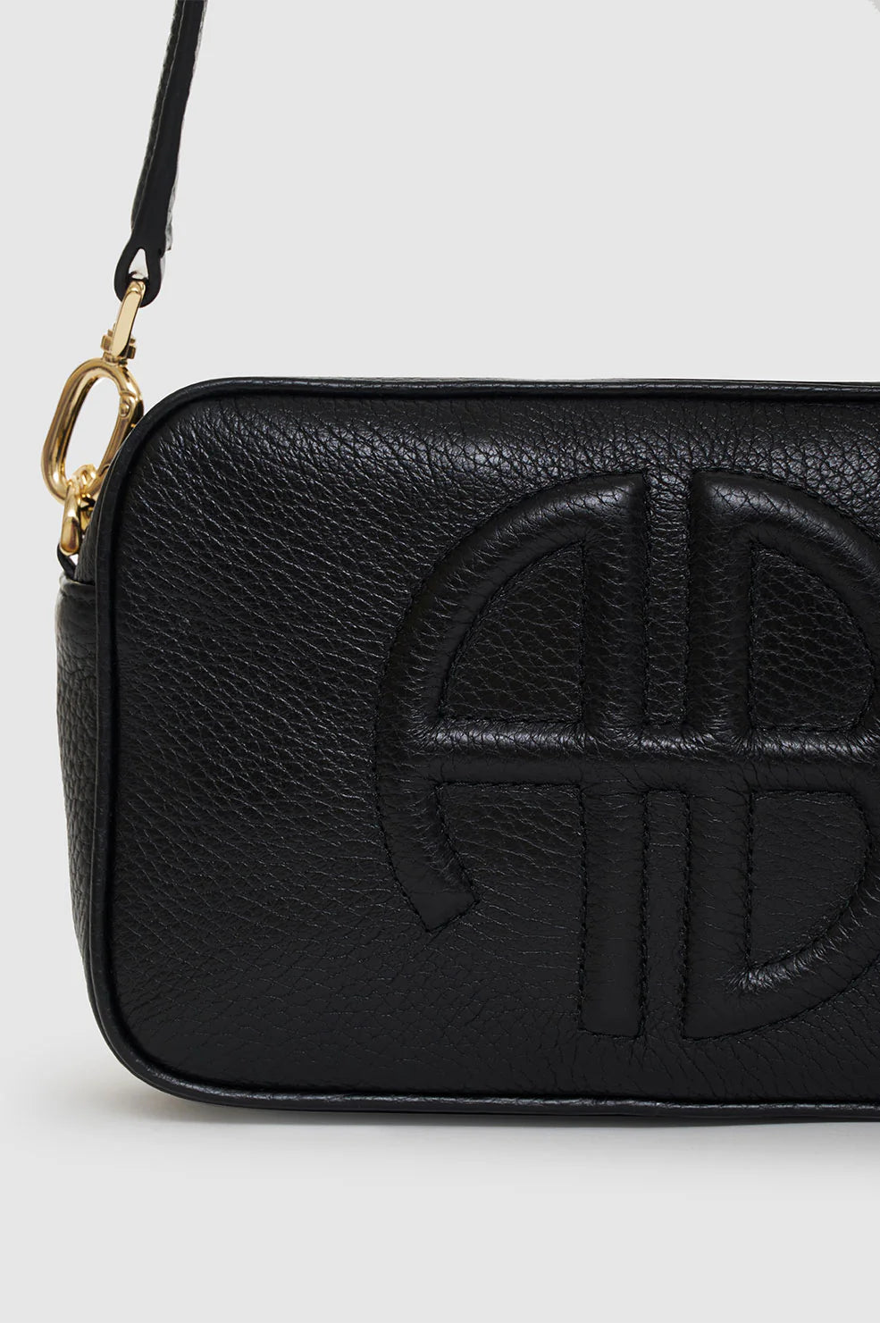 Lili Bag in Black Pebbled