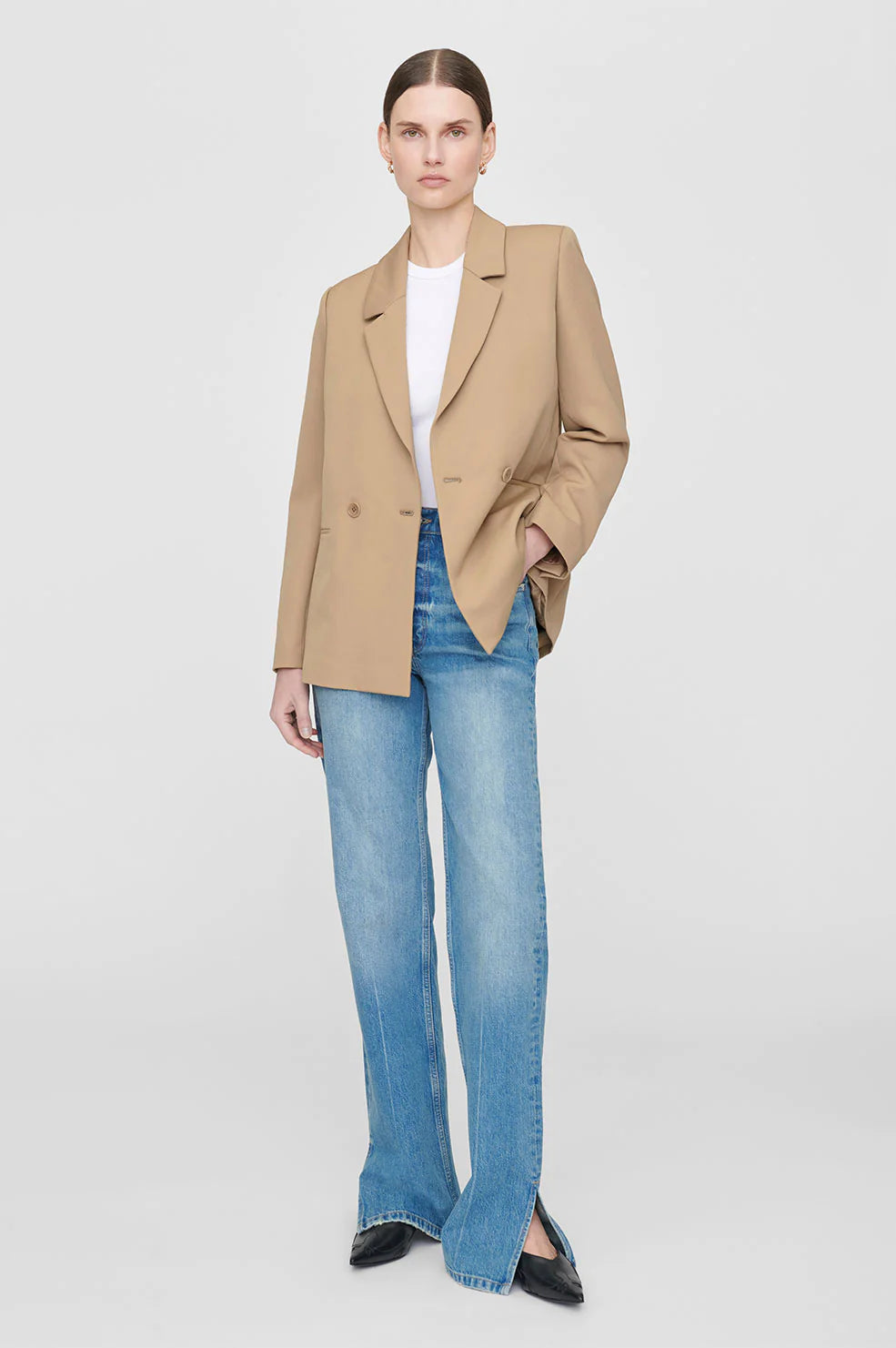 Madeleine Blazer in Deep Sand
