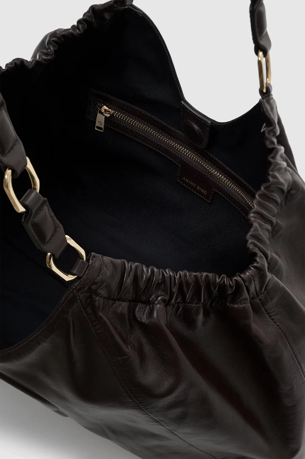Medium Kate Tote in Dark Brown