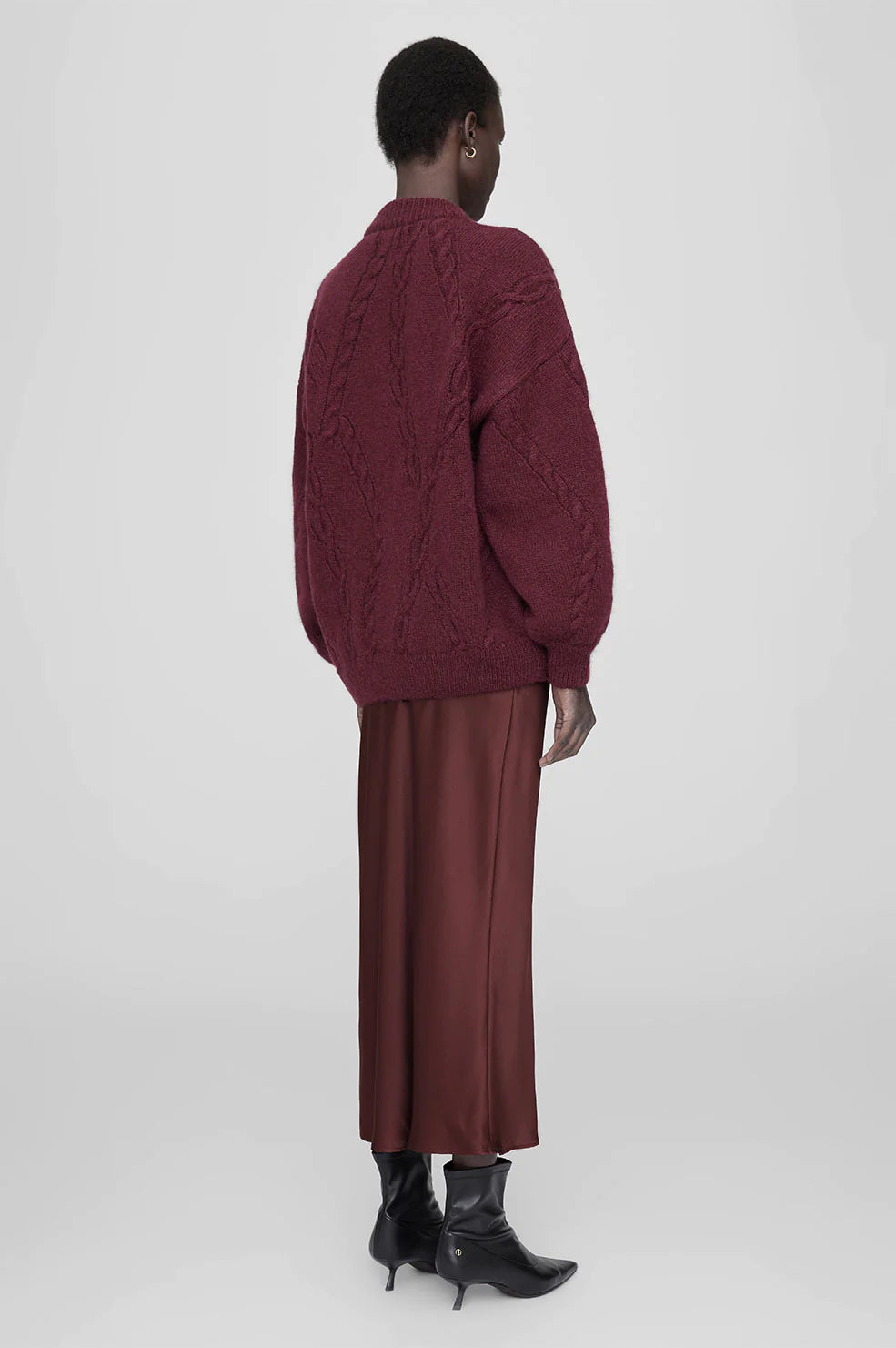 Mike Sweater in Burgundy