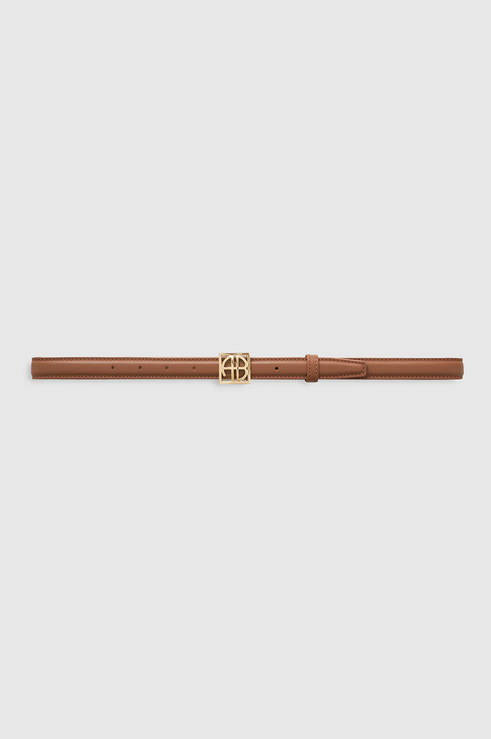 Monogram Belt in Cognac