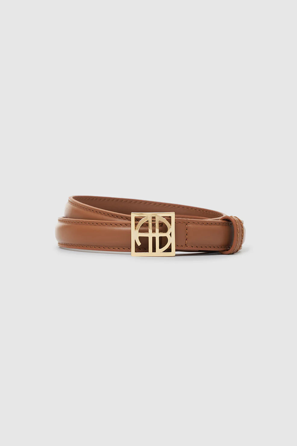Monogram Belt in Cognac