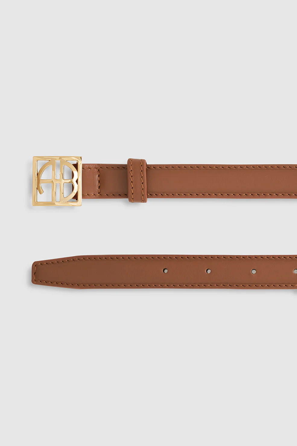 Monogram Belt in Cognac