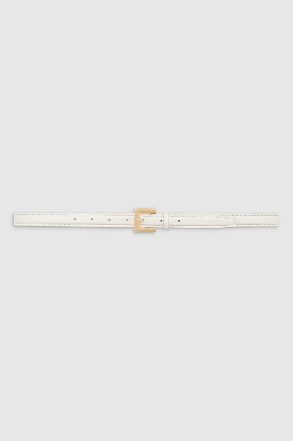 Nicola Belt in Bone with Gold