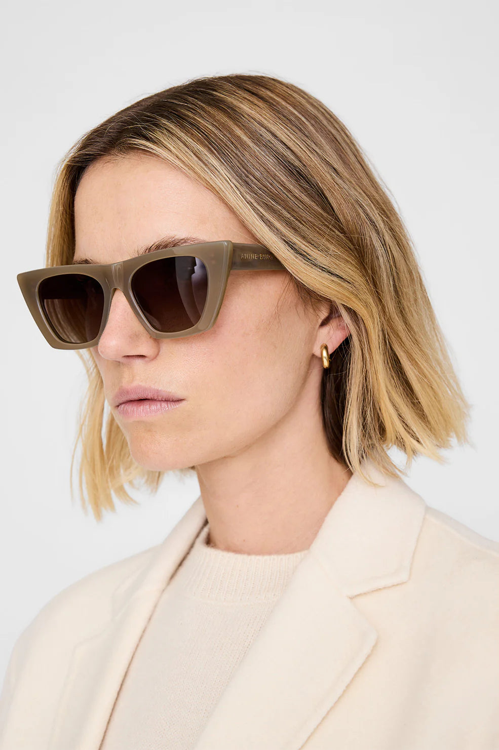 Paris Sunglasses in Dark Olive