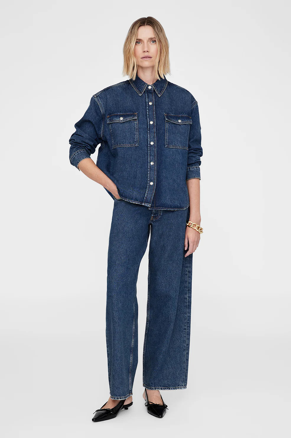 Paxton Shirt in Sea Blue