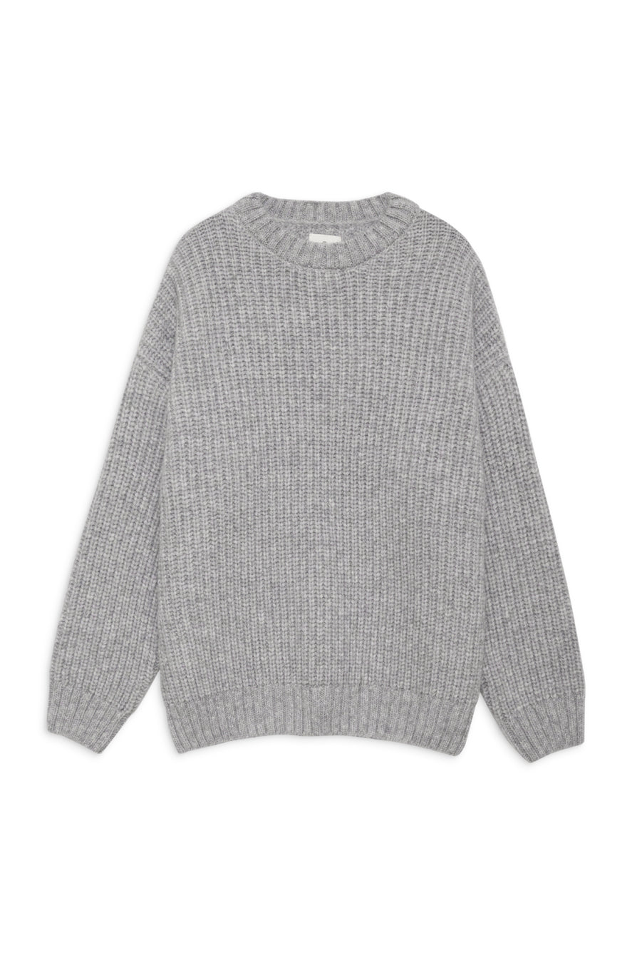 Sydney Crew Sweater in Light Heather Grey