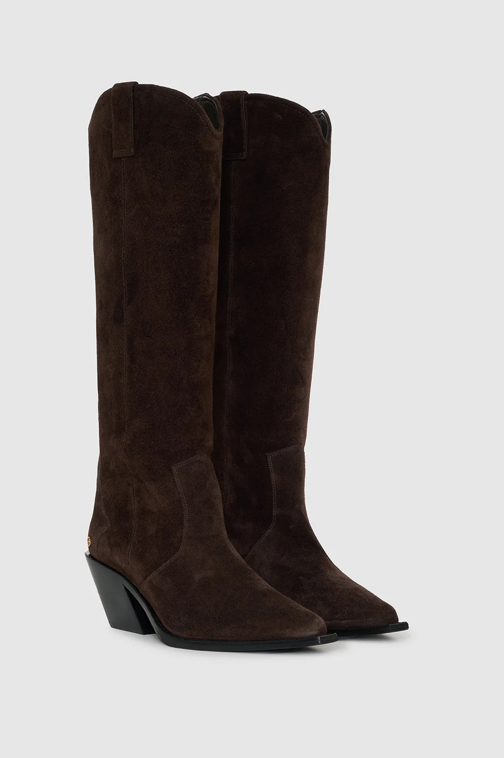 Tall Tania in Dark Brown Suede