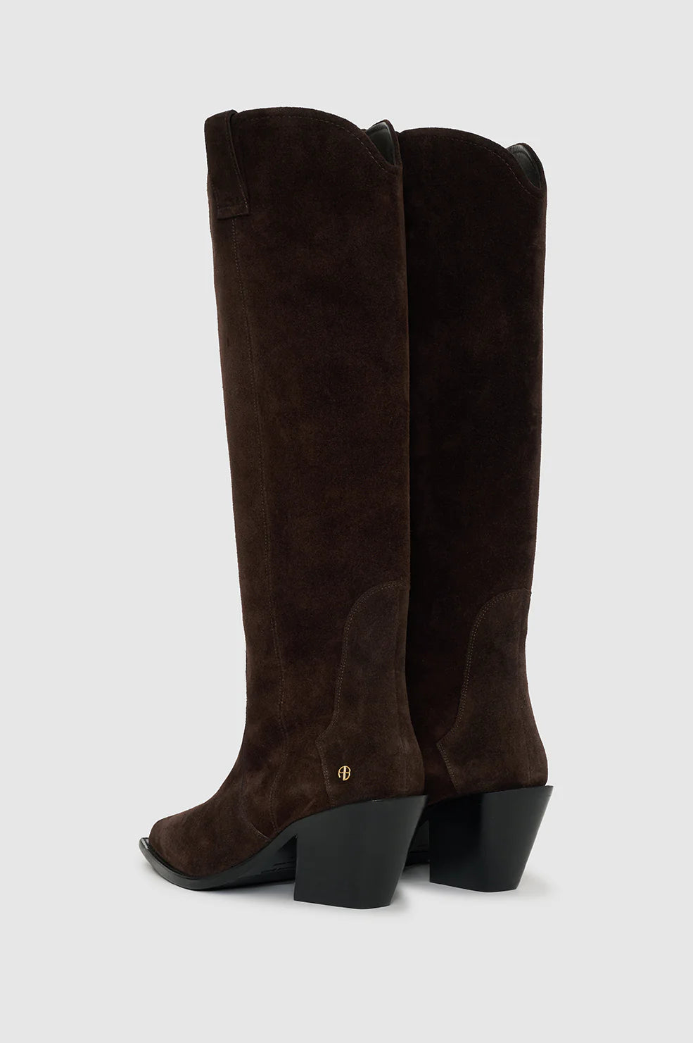 Tall Tania in Dark Brown Suede