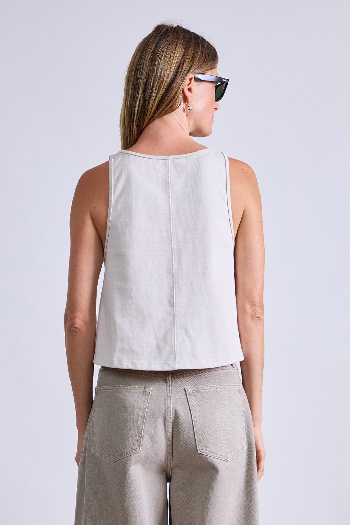 New Agnes Tank in Oat