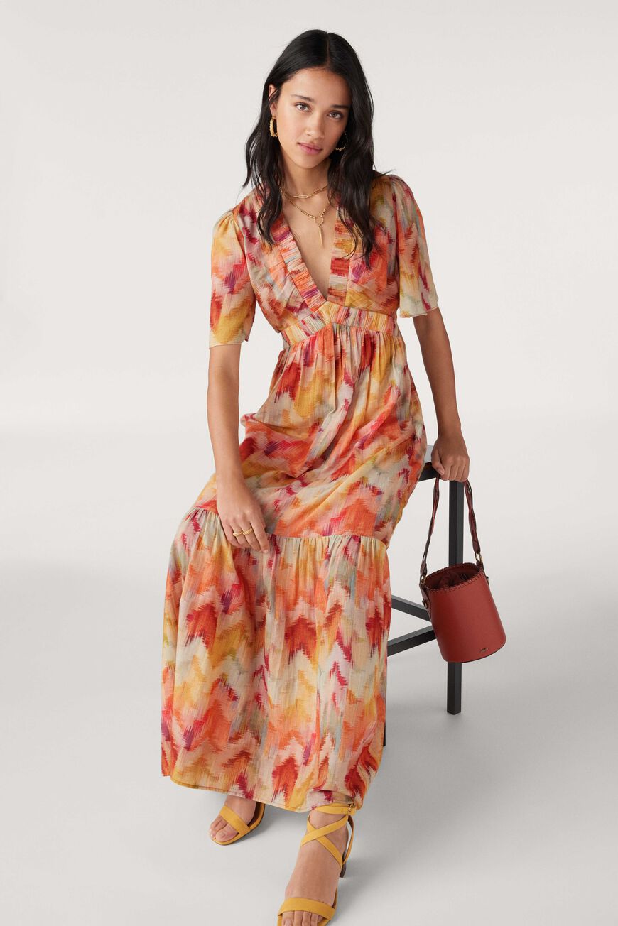 Axana Dress in Ocre - size medium