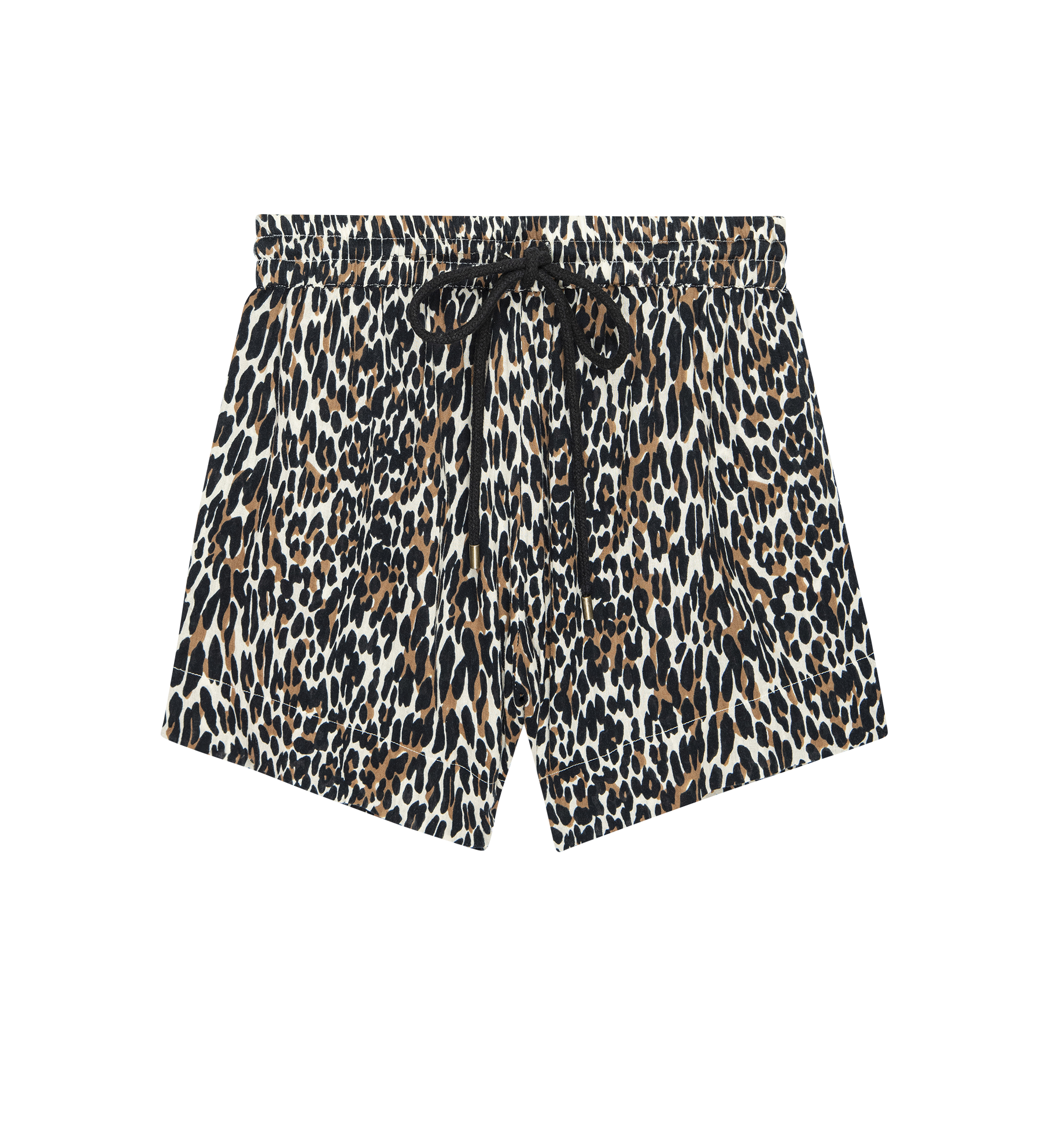 The Delta Short in Leopard & Black