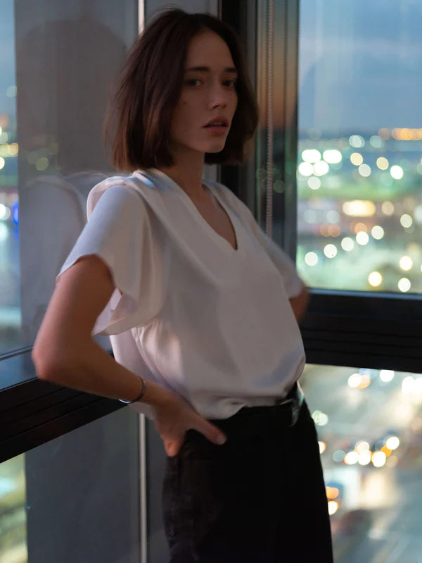 Bennie Top in White