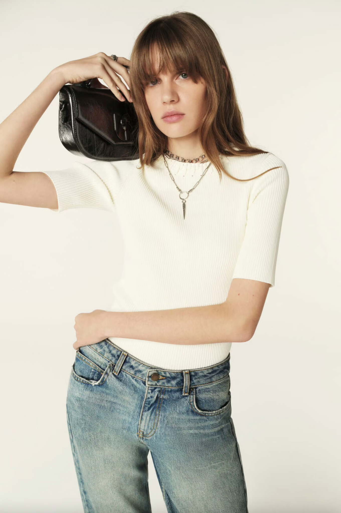 Tami Jumper.Ecru