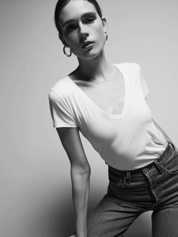 Blair Tee in White