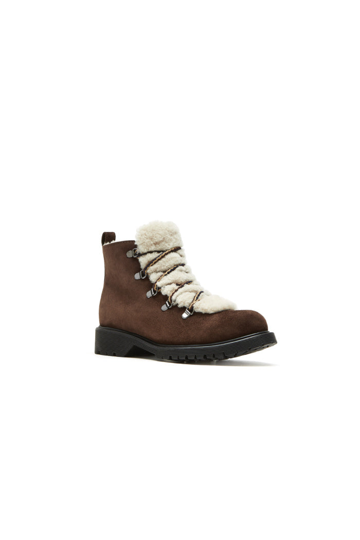 Hugo Boot in Brunette Suede
