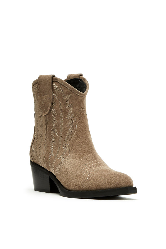 Boylo Suede Bootie in Sand