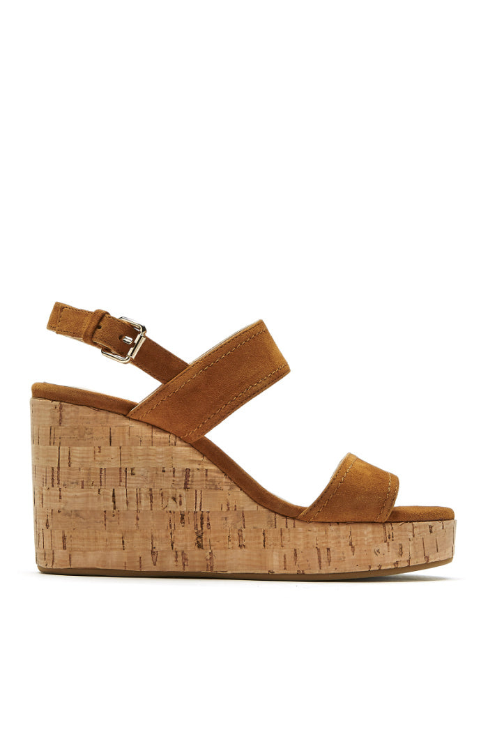Firenzecork Sandal in Chestnut Suede