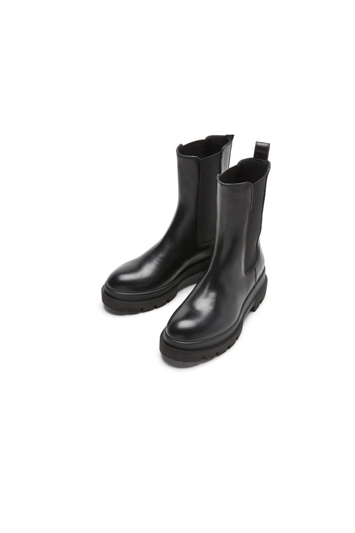 Braydon Leather Boot in Black