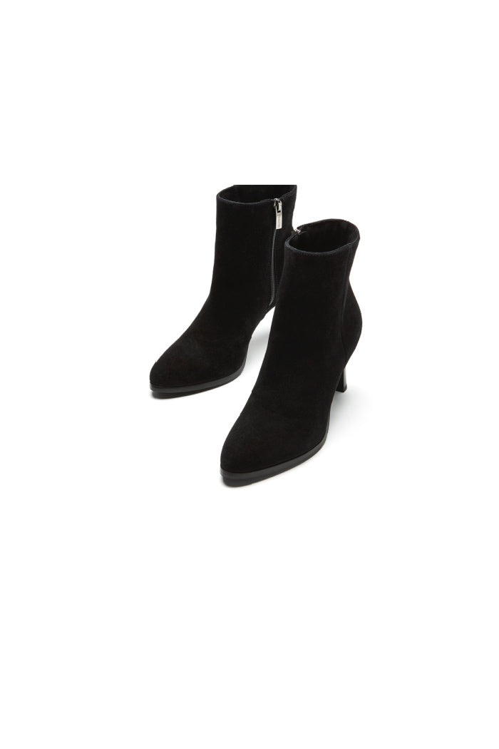 Ellenor Suede Bootie in Black