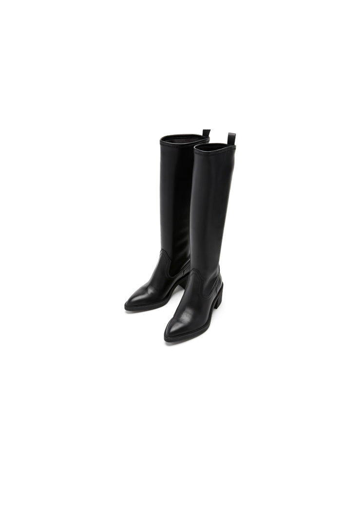 Paton Leather Boot in Black