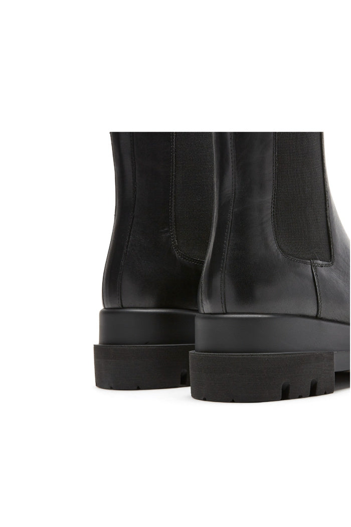 Braydon Leather Boot in Black
