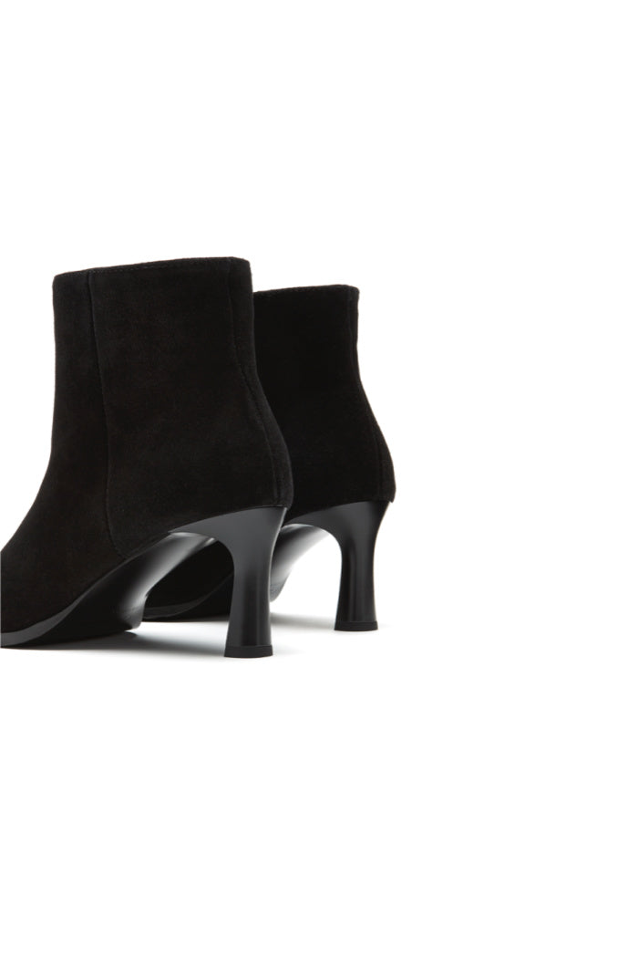 Ellenor Suede Bootie in Black