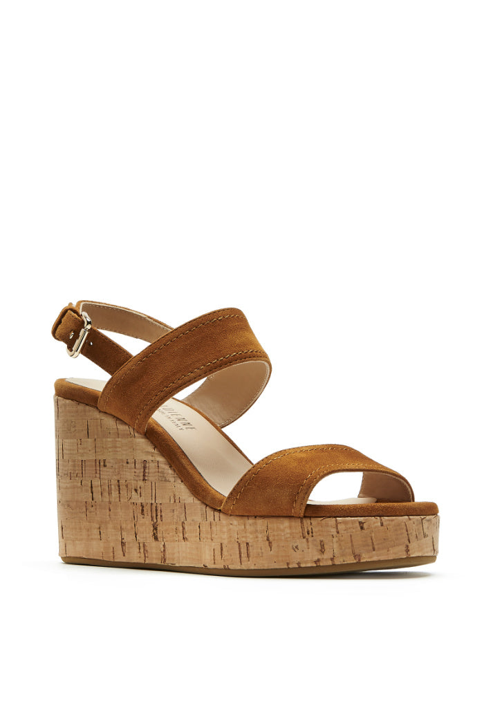 Firenzecork Sandal in Chestnut Suede