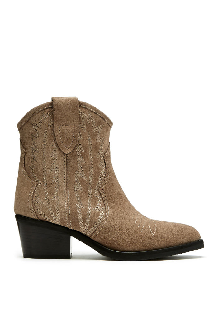 Boylo Suede Bootie in Sand