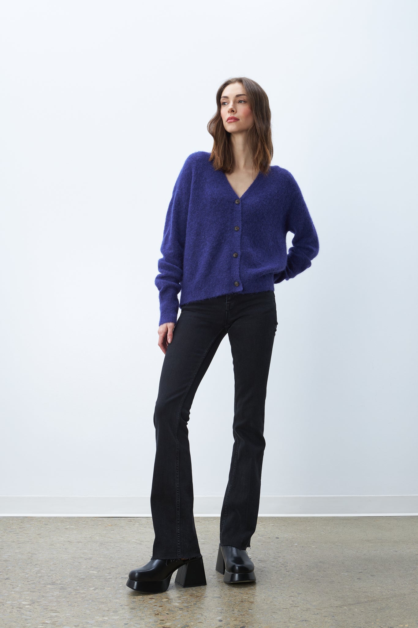 Clara Sweater in Rich Amethyst