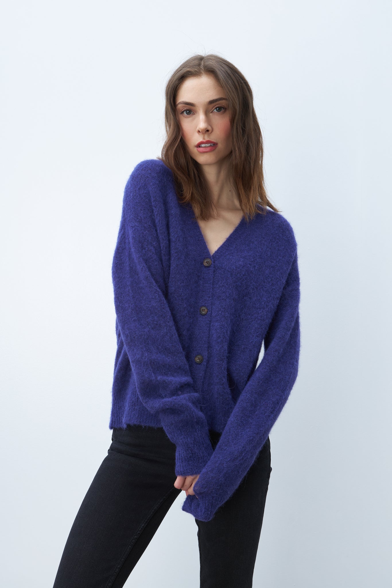 Clara Sweater in Rich Amethyst